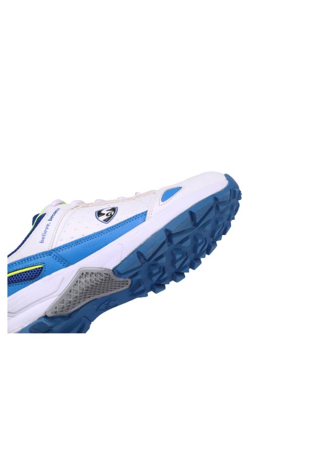 SG CLUB 6.0 Cricket Shoe (Classic White/Navy/Orange) - UK-9 - Image 5